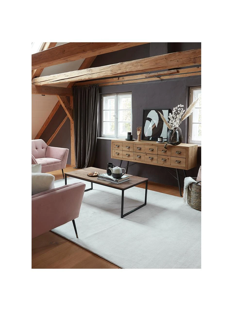 Dutchbone Apotheker-Sideboard Six mit Schubladen, B 150 x H 84 cm 4 Dutchbone Apotheker-Sideboard Six mit Schubladen, B 150 x H 84 cm – Bild 2