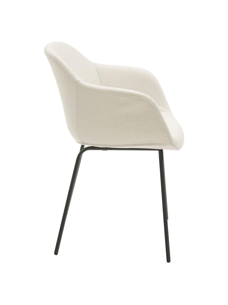 Westwing Collection Armlehnstuhl Fiji mit schmaler Sitzschale, B 58 x T 56 cm 8 Westwing Collection Armlehnstuhl Fiji mit schmaler Sitzschale, B 58 x T 56 cm – Bild 6