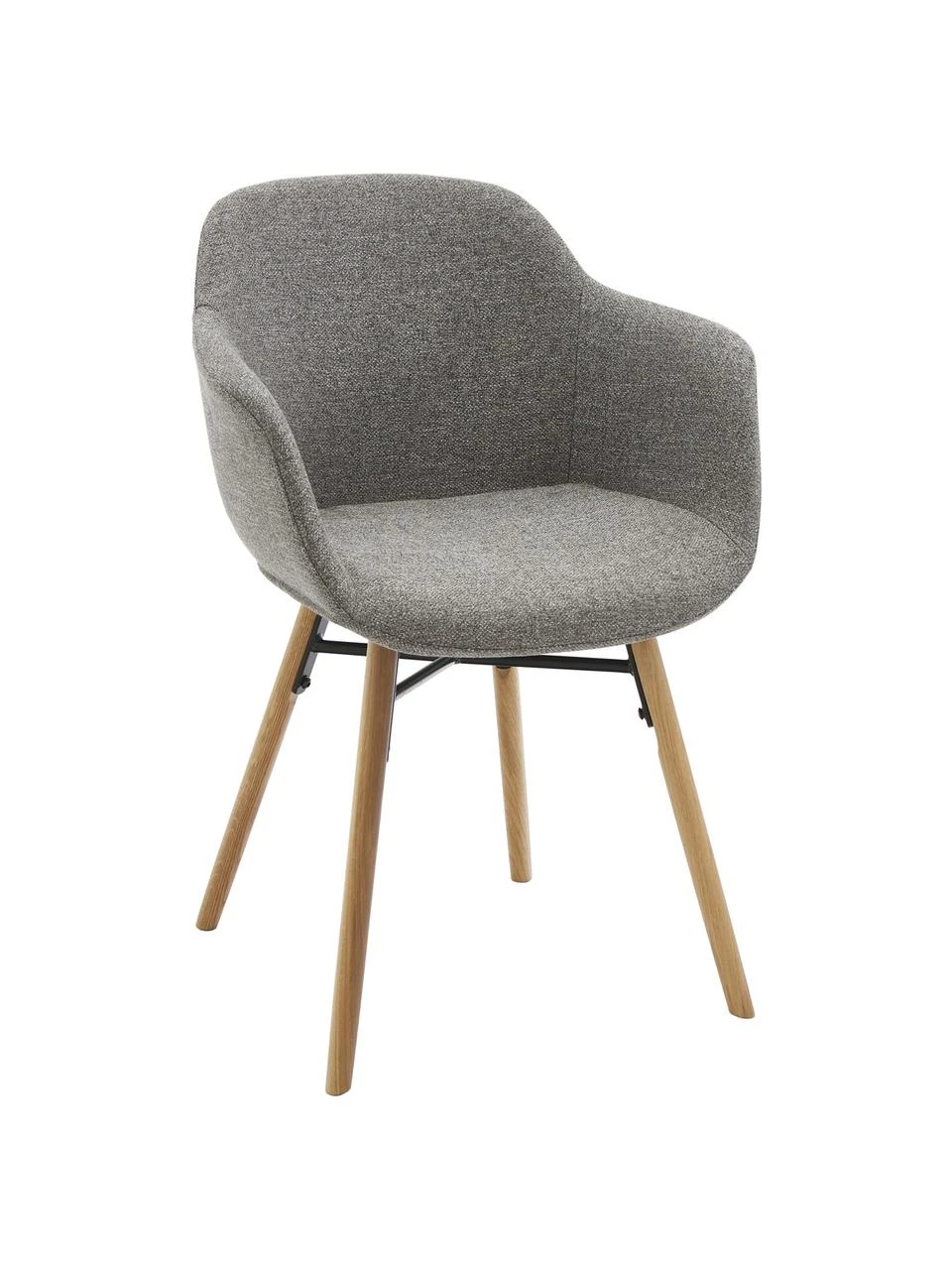 Westwing Collection Armlehnstuhl Fiji mit schmaler Sitzschale, B 59 x T 55 cm 3 Westwing Collection Armlehnstuhl Fiji mit schmaler Sitzschale, B 59 x T 55 cm