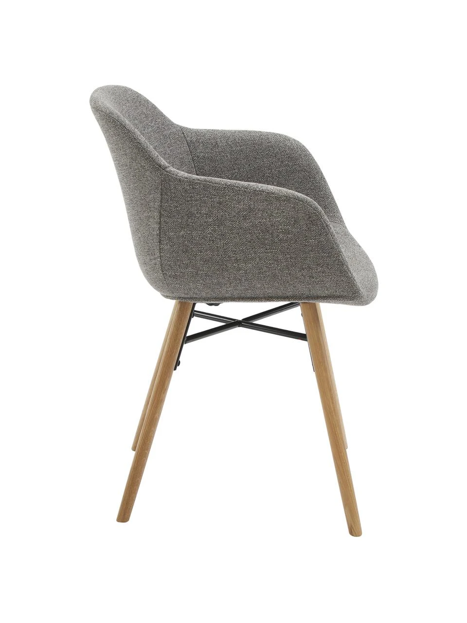 Westwing Collection Armlehnstuhl Fiji mit schmaler Sitzschale, B 59 x T 55 cm 7 Westwing Collection Armlehnstuhl Fiji mit schmaler Sitzschale, B 59 x T 55 cm – Bild 5