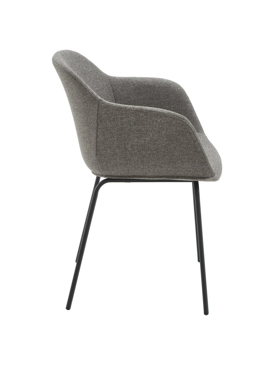 Westwing Collection Armlehnstuhl Fiji mit schmaler Sitzschale, B 58 x T 56 cm 7 Westwing Collection Armlehnstuhl Fiji mit schmaler Sitzschale, B 58 x T 56 cm – Bild 5