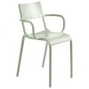Kartell Armlehnstuhl Generic A in Salbeigrün, stapelbar, B 53 x H 52 cm -Esszimmer Verkäufe Armlehnstuhl Generic A in Salbeigrun stapelbar