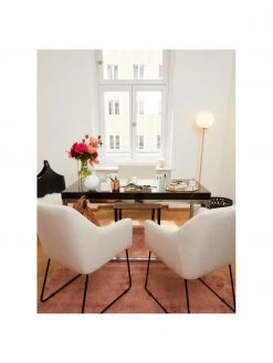 Westwing Collection Armlehnstuhl Isla in Cremeweiß, B 60 x T 62 cm 10 Westwing Collection Armlehnstuhl Isla in Cremeweiß, B 60 x T 62 cm -Esszimmer Verkäufe Armlehnstuhl Isla in Cremeweiss 2