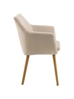 Armlehnstuhl Nora mit Holzbeinen, B 58 x T 58 cm -Esszimmer Verkäufe Armlehnstuhl Nora mit Holzbeinen 5