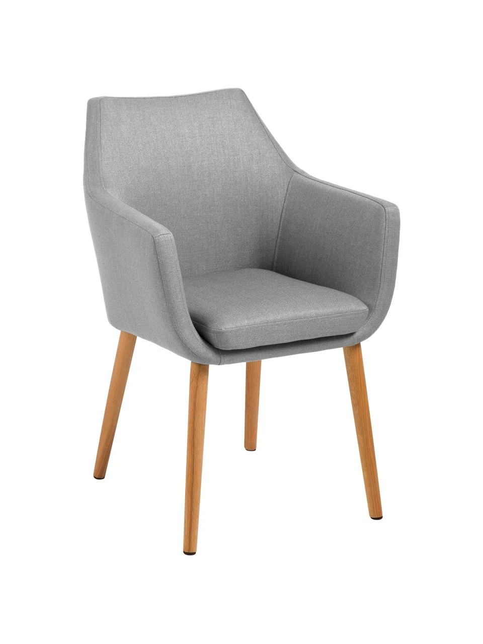 Armlehnstuhl Nora mit Holzbeinen, B 58 x T 58 cm 3 Armlehnstuhl Nora mit Holzbeinen, B 58 x T 58 cm