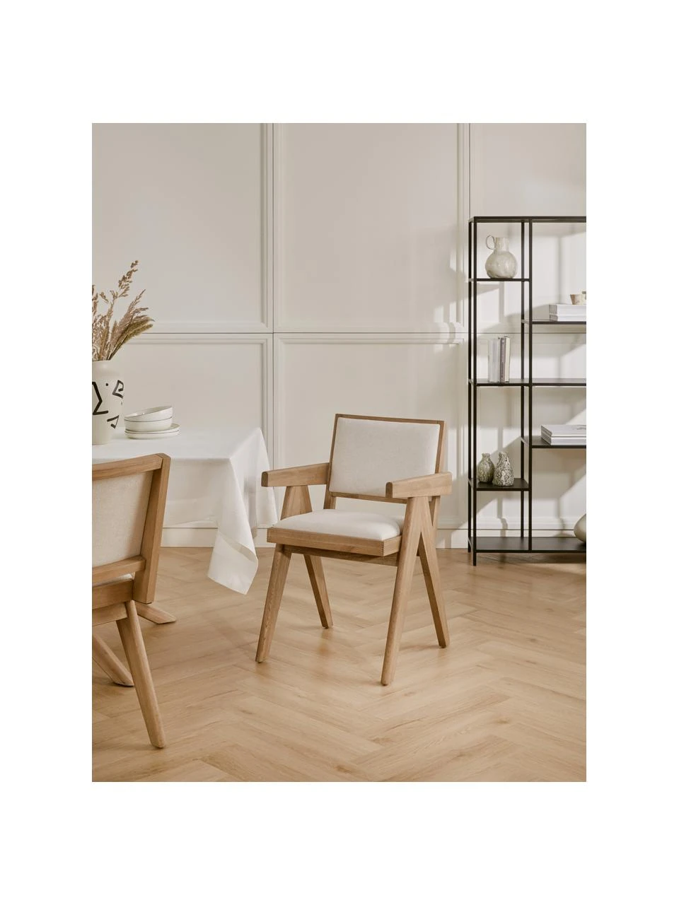 Westwing Collection Armlehnstuhl Sissi mit Polsterung, B 58 x T 52 cm 4 Westwing Collection Armlehnstuhl Sissi mit Polsterung, B 58 x T 52 cm – Bild 2