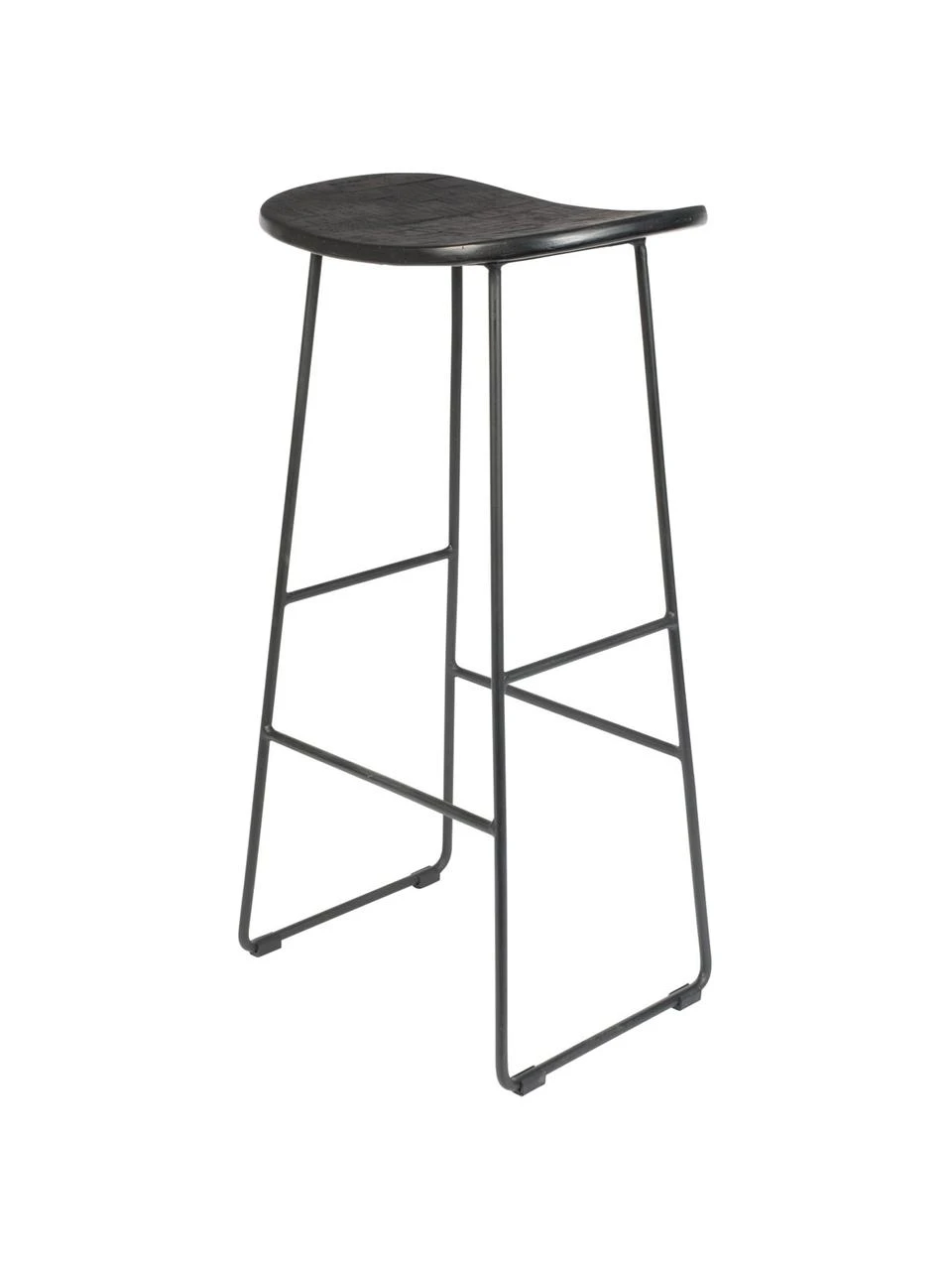 Barhocker Tangle in Schwarz, B 40 x H 80 cm 7 Barhocker Tangle in Schwarz, B 40 x H 80 cm – Bild 5