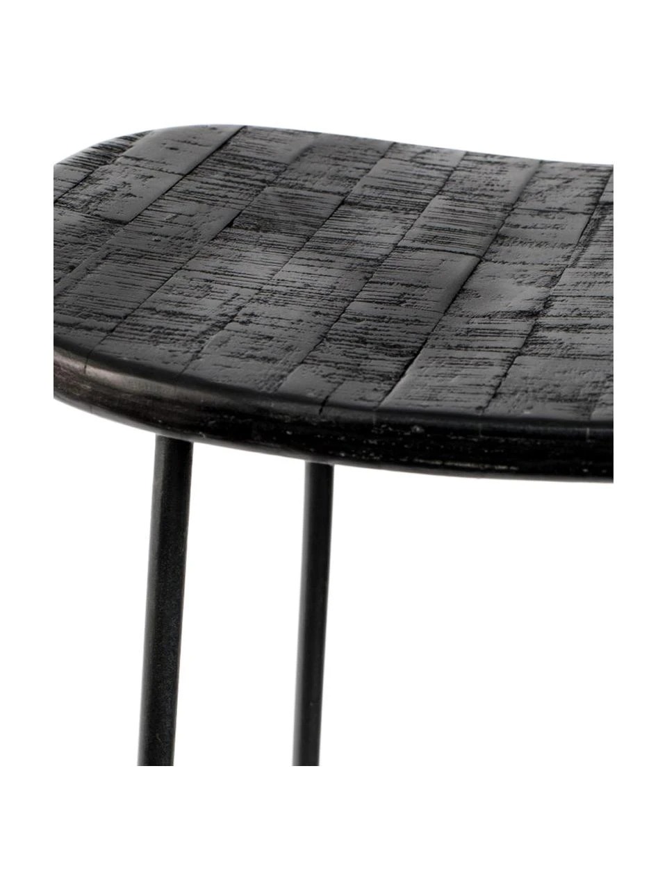 Barhocker Tangle in Schwarz, B 40 x H 80 cm 8 Barhocker Tangle in Schwarz, B 40 x H 80 cm – Bild 6