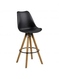 Barstühle Dima in Schwarz, 2 Stück, B 49 x H 112 cm