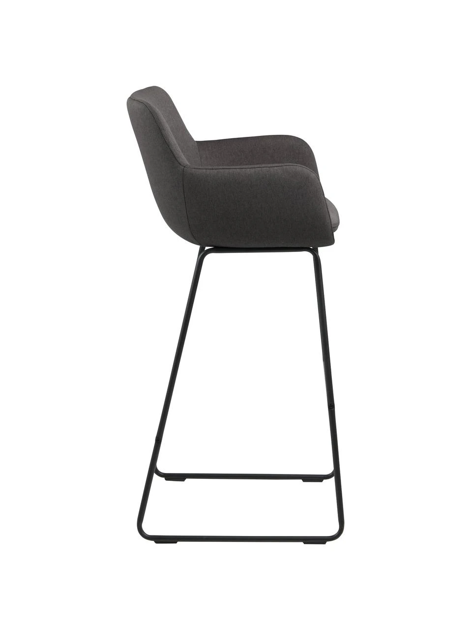 Barstühle Lisa in Grau, 2 Stück, B 52 x H 100 cm 7 Barstühle Lisa in Grau, 2 Stück, B 52 x H 100 cm – Bild 5