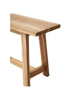 Westwing Collection Deko-Bank Lawas aus Teakholz, B 100 x H 46 cm -Esszimmer Verkäufe Deko Bank Lawas aus Teakholz 5