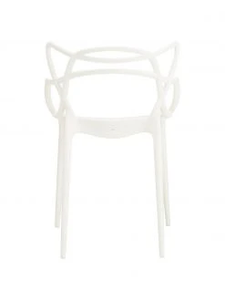 Kartell Design Armlehnstühle Masters in Weiß, 2 Stück, B 57 x H 84 cm -Esszimmer Verkäufe Design Armlehnstuhle Masters in Weiss 2 Stuck 3