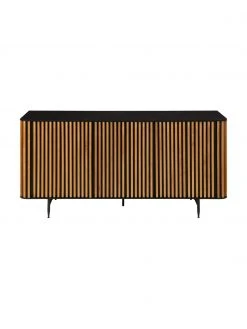 Design-Sideboard Linea mit Türen und Eichenholzfurnier, B 159 x H 74 cm -Esszimmer Verkäufe Design Sideboard Linea mit Turen und Eichenholzfurnier 3