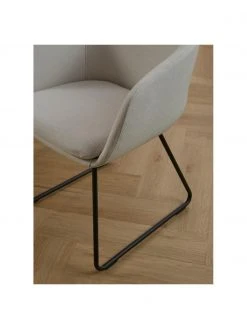 Westwing Collection Gepolsterter Armlehnstuhl Juri in Weiß, B 58 x T 58 cm 11 Westwing Collection Gepolsterter Armlehnstuhl Juri in Weiß, B 58 x T 58 cm -Esszimmer Verkäufe Gepolsterter Armlehnstuhl Juri in Weiss 3