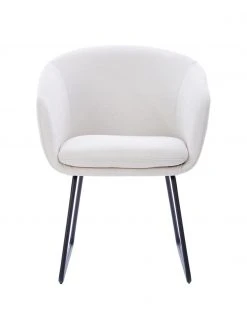 Westwing Collection Gepolsterter Armlehnstuhl Juri in Weiß, B 58 x T 58 cm 13 Westwing Collection Gepolsterter Armlehnstuhl Juri in Weiß, B 58 x T 58 cm -Esszimmer Verkäufe Gepolsterter Armlehnstuhl Juri in Weiss 5