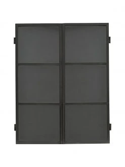 House Doctor Glasvitrine Collect mit Metallrahmen, B 70 x H 90 cm