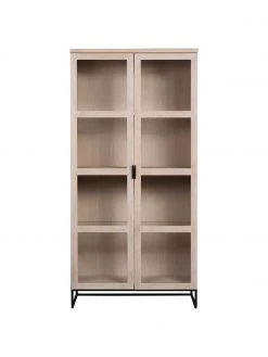 Rowico Glasvitrine Everett mit Eichenholz-Rahmen, B 95 x H 195 cm 10 Rowico Glasvitrine Everett mit Eichenholz-Rahmen, B 95 x H 195 cm -Esszimmer Verkäufe Glasvitrine Everett mit Eichenholz Rahmen 3