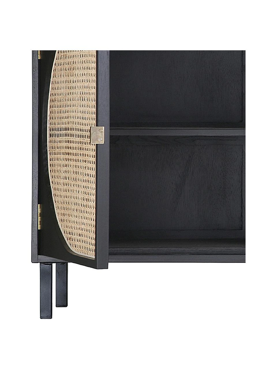 HKliving Handgemachtes Sideboard Lizzie aus Sungkai-Holz mit Wiener-Geflecht, B 160 x H 81 cm 8 HKliving Handgemachtes Sideboard Lizzie aus Sungkai-Holz mit Wiener-Geflecht, B 160 x H 81 cm – Bild 6