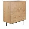 Highboard Allure mit Schublade und Türen aus Eichenholzfurnier, B 100 x H 120 cm -Esszimmer Verkäufe Highboard Allure mit Schublade und Turen aus Eichenholzfurnier
