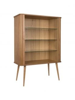 Zuiver Highboard Barbier mit Schiebetür und geriffelter Front, B 100 x H 140 cm -Esszimmer Verkäufe Highboard Barbier mit Schiebetur und geriffelter Front 5