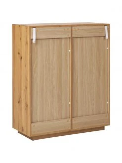 Westwing Collection Highboard Noel aus Eschenholzfurnier, B 100 x H 120 cm -Esszimmer Verkäufe Highboard Noel aus Eschenholzfurnier 4