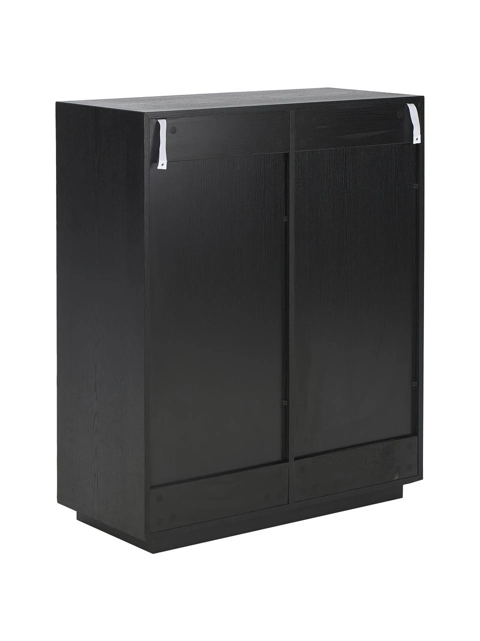 Westwing Collection Highboard Noel aus Eschenholzfurnier in Schwarz, B 100 x H 120 cm 7 Westwing Collection Highboard Noel aus Eschenholzfurnier in Schwarz, B 100 x H 120 cm – Bild 5