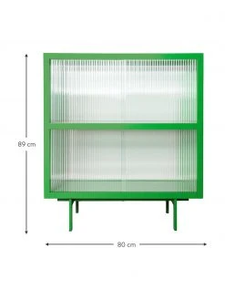 HKliving Highboard Oli mit Glas-Schiebetüren, B 80 x H 89 cm -Esszimmer Verkäufe Highboard Oli mit Glas Schiebeturen 8