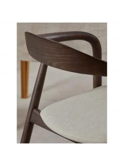 Westwing Collection Holz-Armlehnstuhl Angelina mit Sitzpolster, B 57 x H 80 cm -Esszimmer Verkäufe Holz Armlehnstuhl Angelina mit Sitzpolster 9