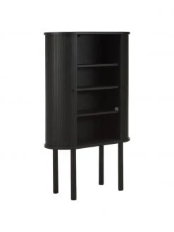 Westwing Collection Holz-Highboard Calary mit geriffelter Front, B 75 x H 130 cm 12 Westwing Collection Holz-Highboard Calary mit geriffelter Front, B 75 x H 130 cm -Esszimmer Verkäufe Holz Highboard Calary mit geriffelter Front 10