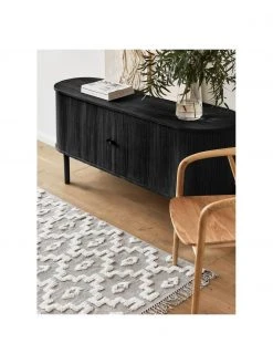 Westwing Collection Holz-Sideboard Calary mit geriffelter Front, B 160 x H 75 cm -Esszimmer Verkäufe Holz Sideboard Calary mit geriffelter Front 8