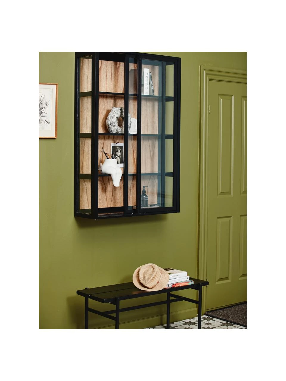 Nordal Holz-Sitzbank Mara in Schwarz, B 100 x H 46 cmNur noch wenige verfügbar 6 Nordal Holz-Sitzbank Mara in Schwarz, B 100 x H 46 cmNur noch wenige verfügbar – Bild 4