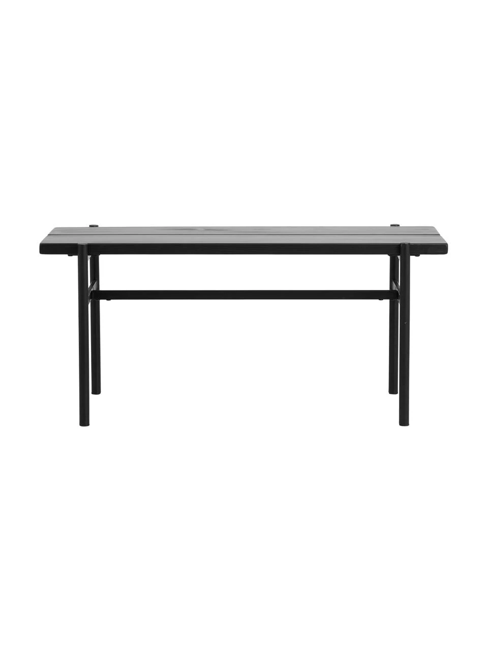 Nordal Holz-Sitzbank Mara in Schwarz, B 100 x H 46 cmNur noch wenige verfügbar 3 Nordal Holz-Sitzbank Mara in Schwarz, B 100 x H 46 cmNur noch wenige verfügbar