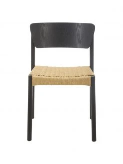 Westwing Collection Holzstühle Danny mit Rattan-Sitzfläche, 2 Stück, B 52 x T 51 cm -Esszimmer Verkäufe Holzstuhle Danny mit Rattan Sitzflache 2 Stuck 3