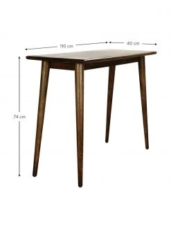 Westwing Collection Konsole Oscar aus massivem Mangoholz, B 110 x T 40 cm -Esszimmer Verkäufe Konsole Oscar aus massivem Mangoholz 2