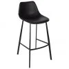 Dutchbone Kunstleder-Barstuhl Franky in Schwarz, B 50 x H 106 cm 1 Dutchbone Kunstleder-Barstuhl Franky in Schwarz, B 50 x H 106 cm -Esszimmer Verkäufe Kunstleder Barstuhl Franky in Schwarz