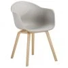 Westwing Collection Kunststoff-Armlehnstuhl Claire mit Holzbeinen, B 60 x T 54 cm -Esszimmer Verkäufe Kunststoff Armlehnstuhl Claire mit Holzbeinen