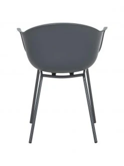 Westwing Collection Kunststoff-Armlehnstuhl Claire mit Metallbeinen, B 60 x T 54 cm -Esszimmer Verkäufe Kunststoff Armlehnstuhl Claire mit Metallbeinen 29
