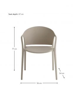 Kunststoff-Armlehnstühle Monti in Beige, 2 Stück, B 56 x T 54 cm 10 Kunststoff-Armlehnstühle Monti in Beige, 2 Stück, B 56 x T 54 cm -Esszimmer Verkäufe Kunststoff Armlehnstuhle Monti in Beige 2 Stuck 2