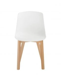 Westwing Collection Kunststoffstühle Dave mit Holzbeinen, 2 Stück, B 46 x T 52 cm -Esszimmer Verkäufe Kunststoffstuhle Dave mit Holzbeinen 2 Stuck 4