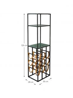 Dutchbone Marmor-Weinregal Mil für 9 Flaschen, B 36 x H 126 cm -Esszimmer Verkäufe Marmor Weinregal Mil fur 9 Flaschen 2