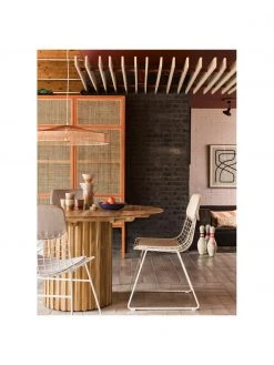 HKliving Metall-Stuhl Wire in Weiß, B 47 x T 54 cm -Esszimmer Verkäufe Metall Stuhl Wire in Weiss 5