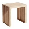 Moderner Hocker Rib aus Bambus, B 45 x H 43 cm 2 Moderner Hocker Rib aus Bambus, B 45 x H 43 cm -Esszimmer Verkäufe Moderner Hocker Rib aus Bambus