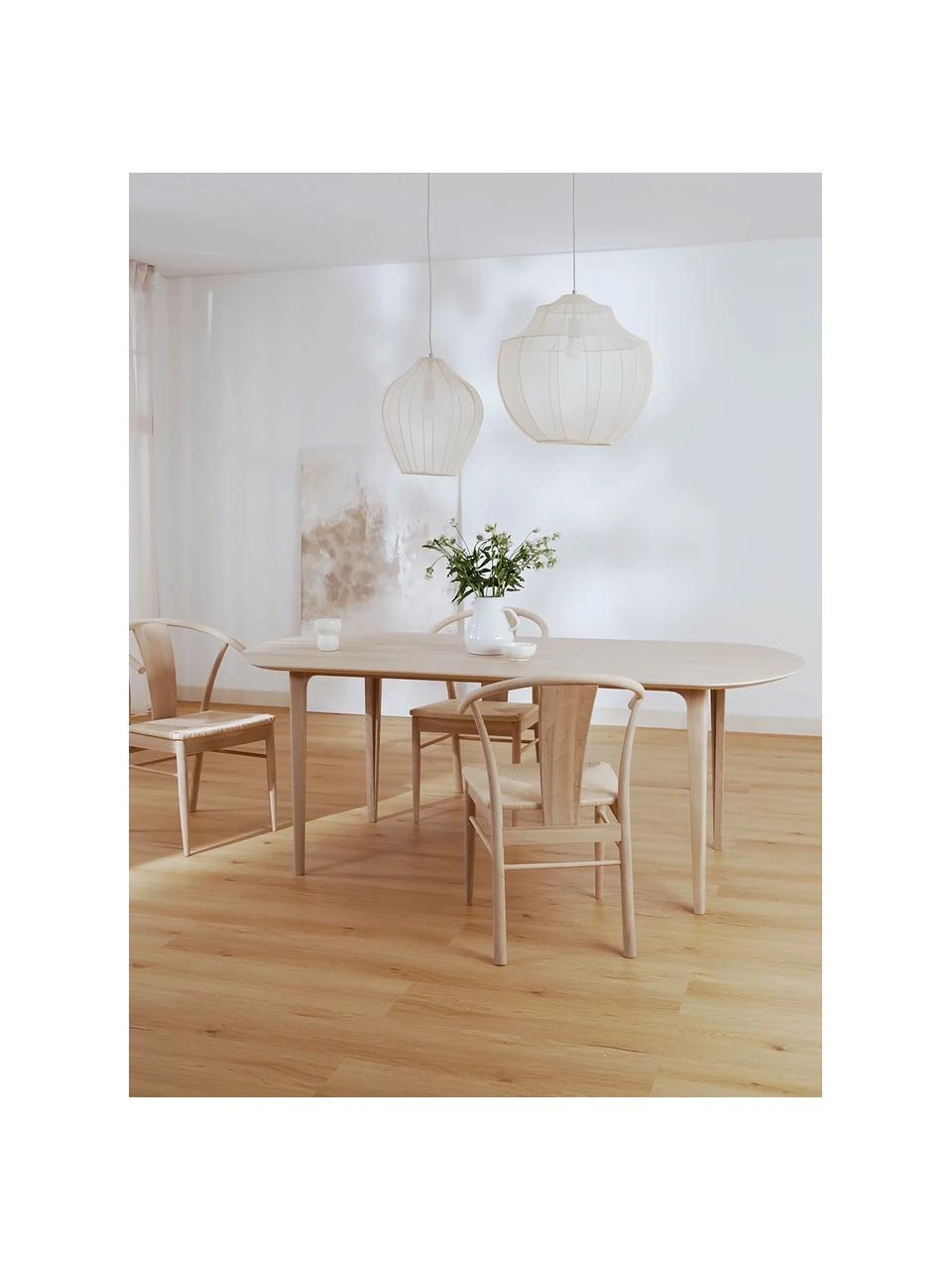 Westwing Collection Ovaler Esstisch Archie aus Eichenholz, 200 x 100 cm, B 200 x T 100 cmNur noch 1 Artikel verfügbar 4 Westwing Collection Ovaler Esstisch Archie aus Eichenholz, 200 x 100 cm, B 200 x T 100 cmNur noch 1 Artikel verfügbar – Bild 2