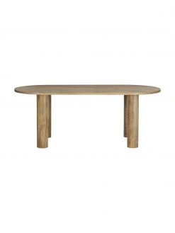 Ovaler Esstisch Grow aus massivem Mangoholz, 200 x 90 cm, B 200 x T 90 cm -Esszimmer Verkäufe Ovaler Esstisch Grow aus massivem Mangoholz 200 x 90 cm 4