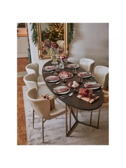 Westwing Collection Ovaler Esstisch Luca aus Mangoholz, in verschiedenen Größen, B 240 x T 100 cm -Esszimmer Verkäufe Ovaler Esstisch Luca aus Mangoholz in verschiedenen Grossen 2