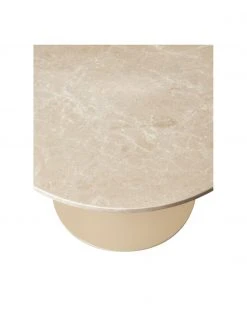 Westwing Collection Ovaler Marmor-Esstisch Miley, 120 x 90 cm, B 120 x T 90 cm -Esszimmer Verkäufe Ovaler Marmor Esstisch Miley 120 x 90 cm 11