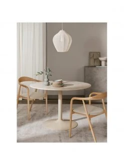 Westwing Collection Ovaler Marmor-Esstisch Miley, 120 x 90 cm, B 120 x T 90 cm -Esszimmer Verkäufe Ovaler Marmor Esstisch Miley 120 x 90 cm 7