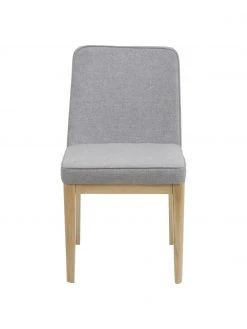 Westwing Collection Polsterstuhl Koga in Grau, B 47 x H 86 cm -Esszimmer Verkäufe Polsterstuhl Koga in Grau 3