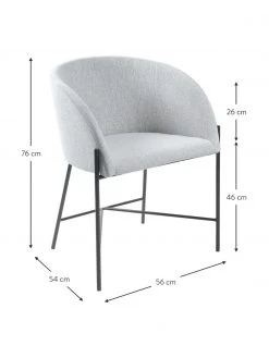 Polsterstuhl Nelson mit Armlehnen, B 56 x T 54 cm -Esszimmer Verkäufe Polsterstuhl Nelson mit Armlehnen 3