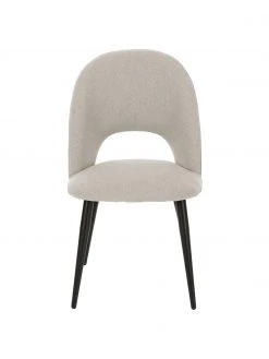 Westwing Collection Polsterstuhl Rachel in Grau, B 53 x T 57 cm -Esszimmer Verkäufe Polsterstuhl Rachel in Grau 3